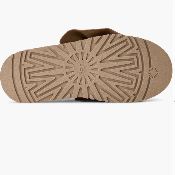 UGG Women's Classic Bow Genuine Shearling Platform Slip On Size 9 - Picture 4 of 6